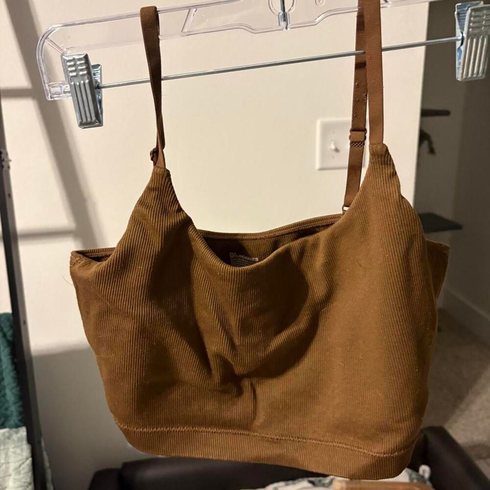 No-boundaries Women's Brown and Tan Bra